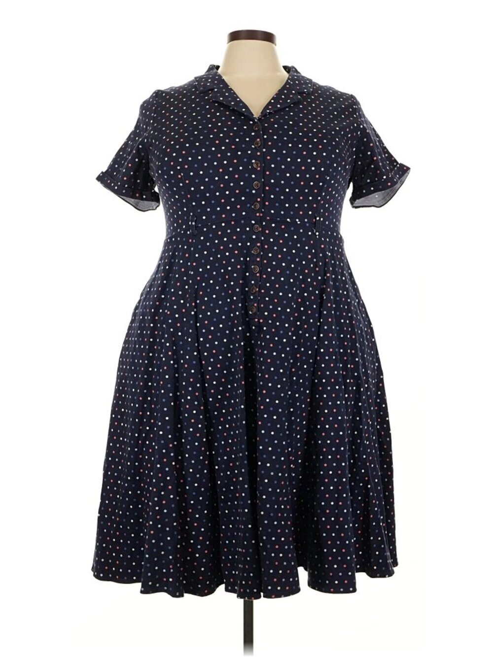 Modcloth x Collectif "A Cherished Era" Shirt Dress - Picture 3 of 4